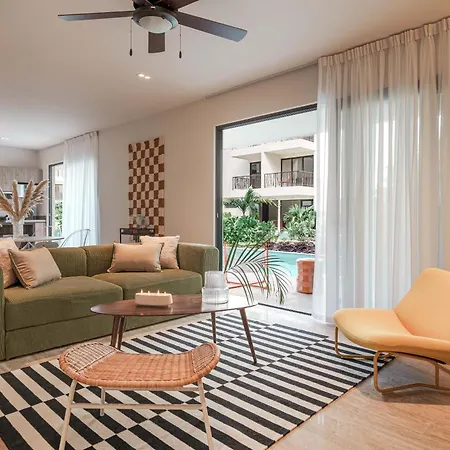 70'S Experience In Tulum With Pool View Apartment